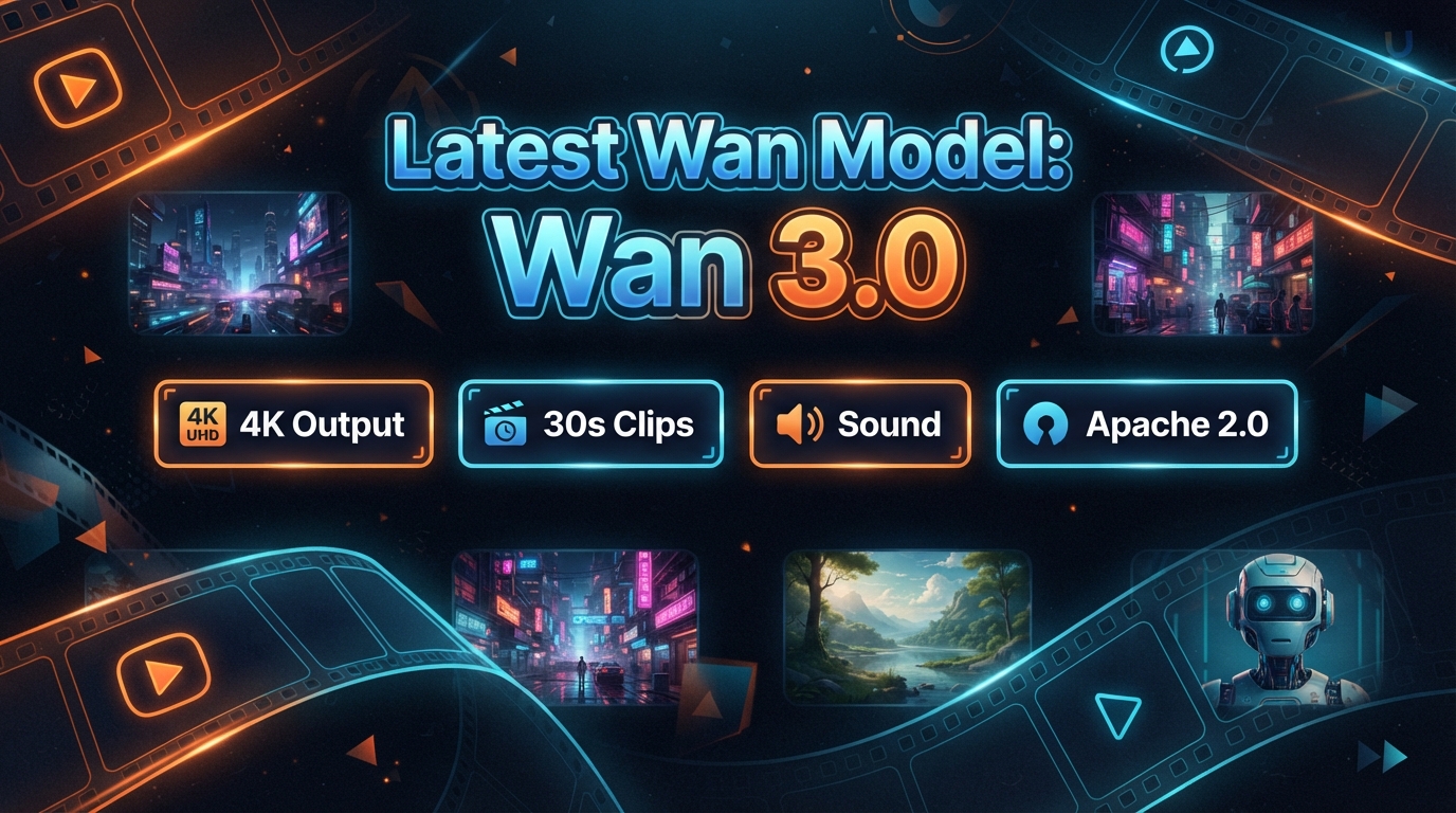 What Is the Latest Wan Model? Wan 3.0 and Every New Wan Release in 2026 What Is the Latest Wan Model? Wan 3.0 and Every New Wan Release in 2026