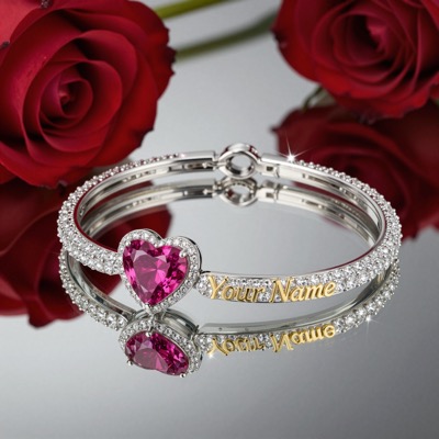 Ruby Heart Jewelry