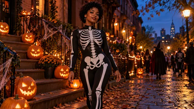 Skeleton suit