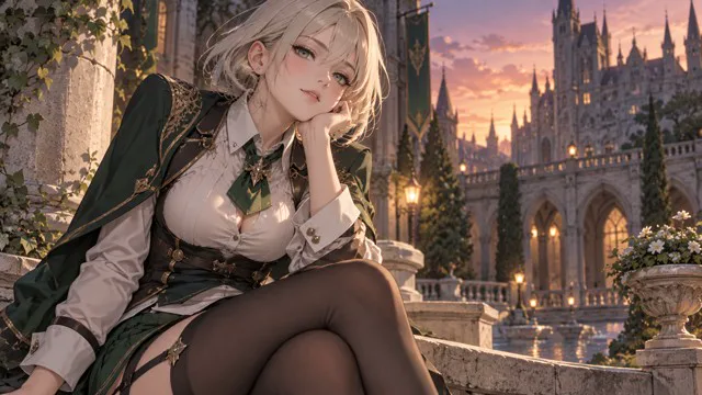 Anime academy girl
