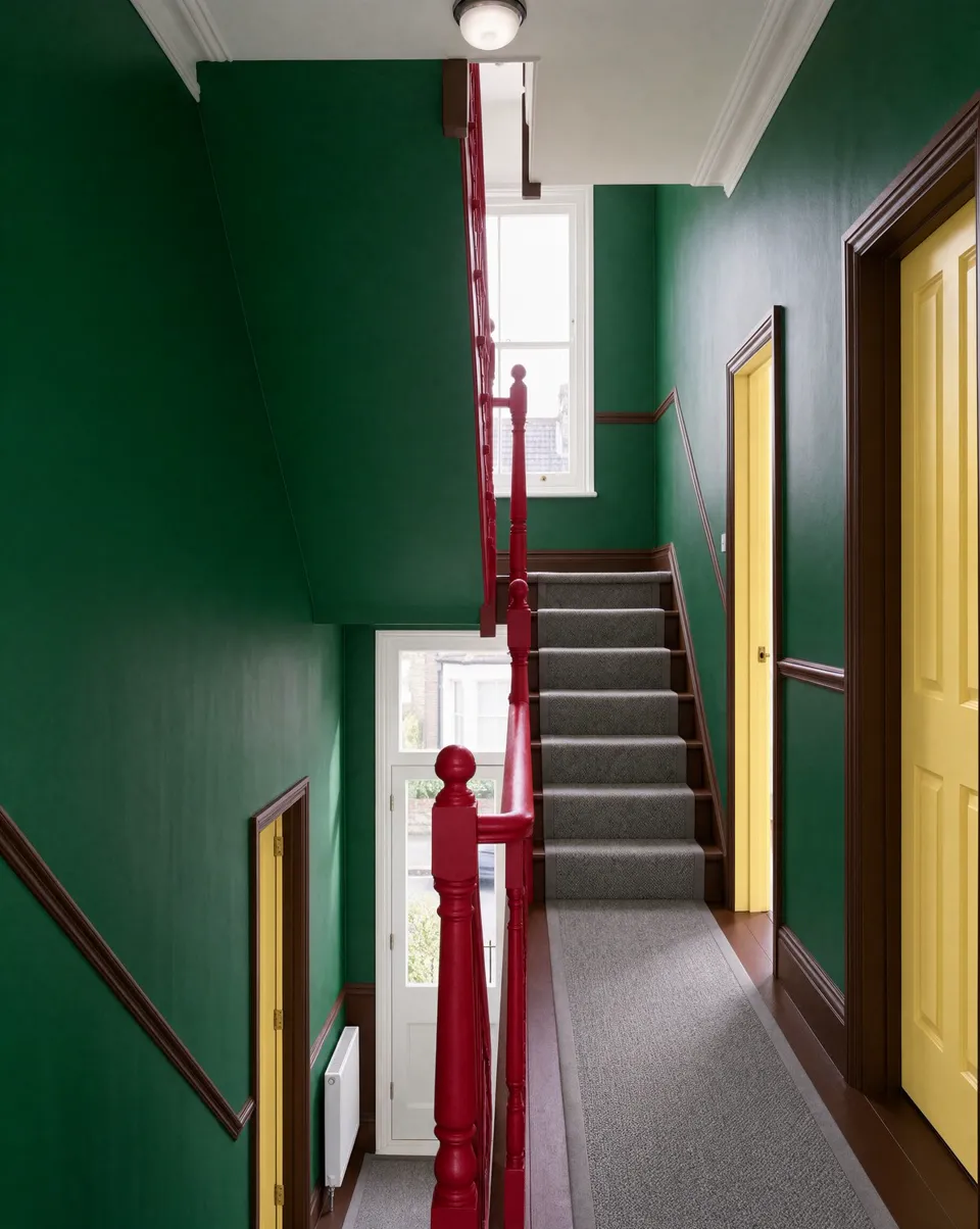 After: Repaint a room from paint chips