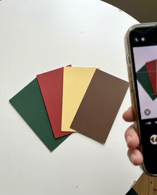 Reference: Repaint a room from paint chips